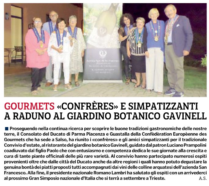 Quotidiano Gazzetta di Parma 23.08.2019